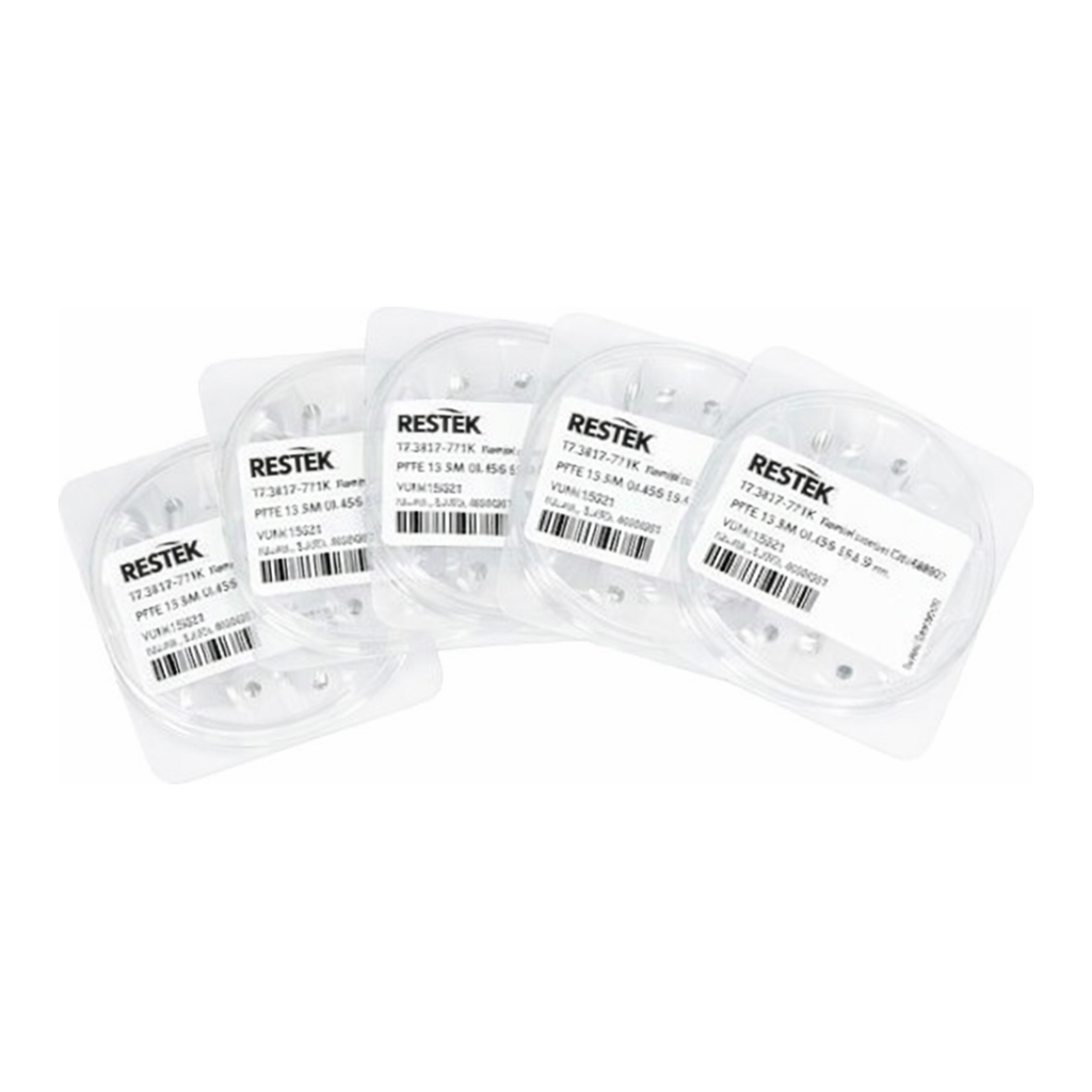 Restek Ferrule, Vespel/Graphite, VG2, 60% Vespel/40% Graphite Compact 1/16in X 0.5mm ID Pack of 5