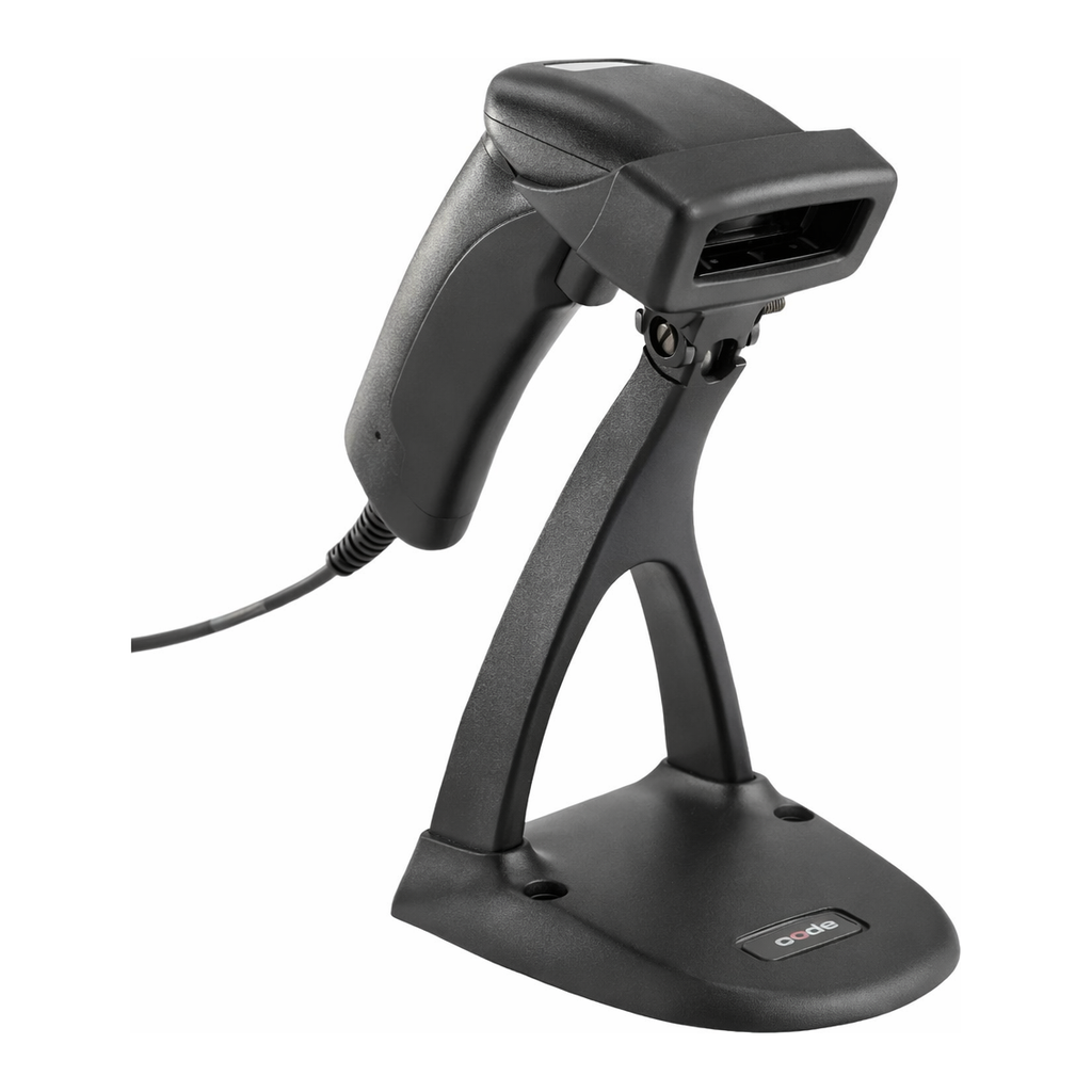 Brady CR950 Handheld Wired Barcode Scanner with Stand - 1D, 2D, QR Code