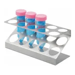 AS ONE Centrifuge Tube Stand Z Type (Engraved) For 10 Pieces