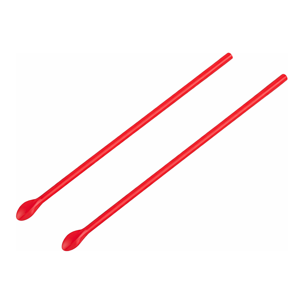 AS ONE Spoon Straw (Disposable Type) Red 500 Piecesand others