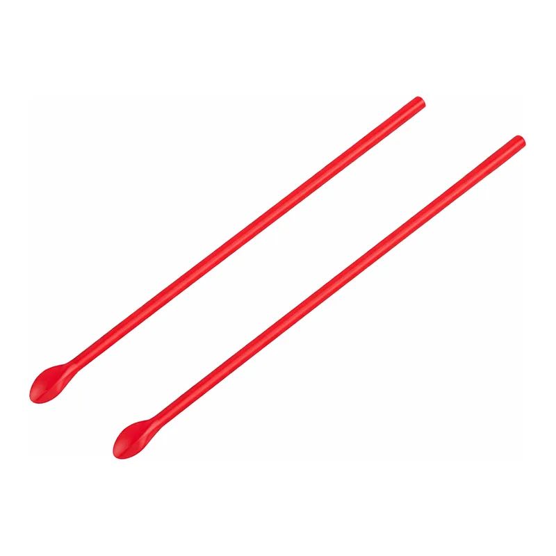AS ONE Spoon Straw (Disposable Type) Red 500 Piecesand others