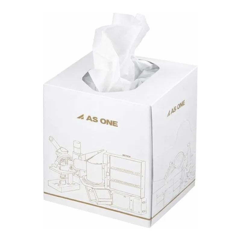 AS ONE Labo Premium Tissue 214 x 222mm 12 Boxes