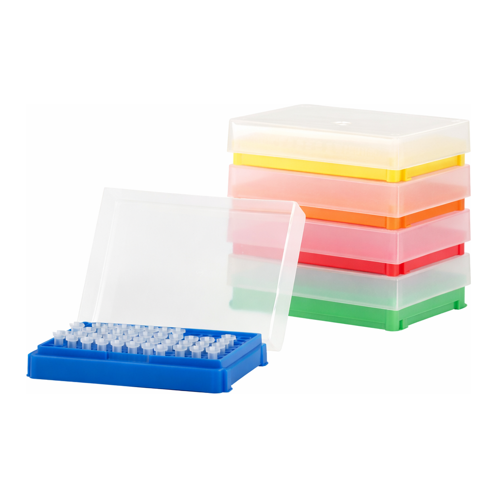 AS ONE 96 Well PCR Rack 5 Color Setand others