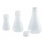 AS ONE PP Triangular Flask (With Screw Cap) 50mLand others