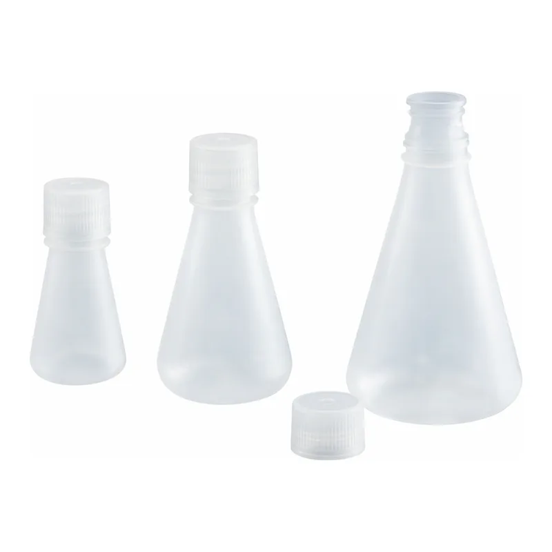 AS ONE PP Triangular Flask (With Screw Cap) 50mLand others