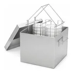 AS ONE Sterilization Can Basket 218 x 212 x 173mm MK-6 basket
