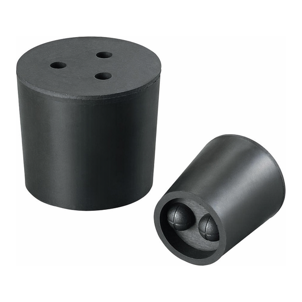 AS ONE Rubber Plug With Hole (Viton(R) Plug) No.8and others
