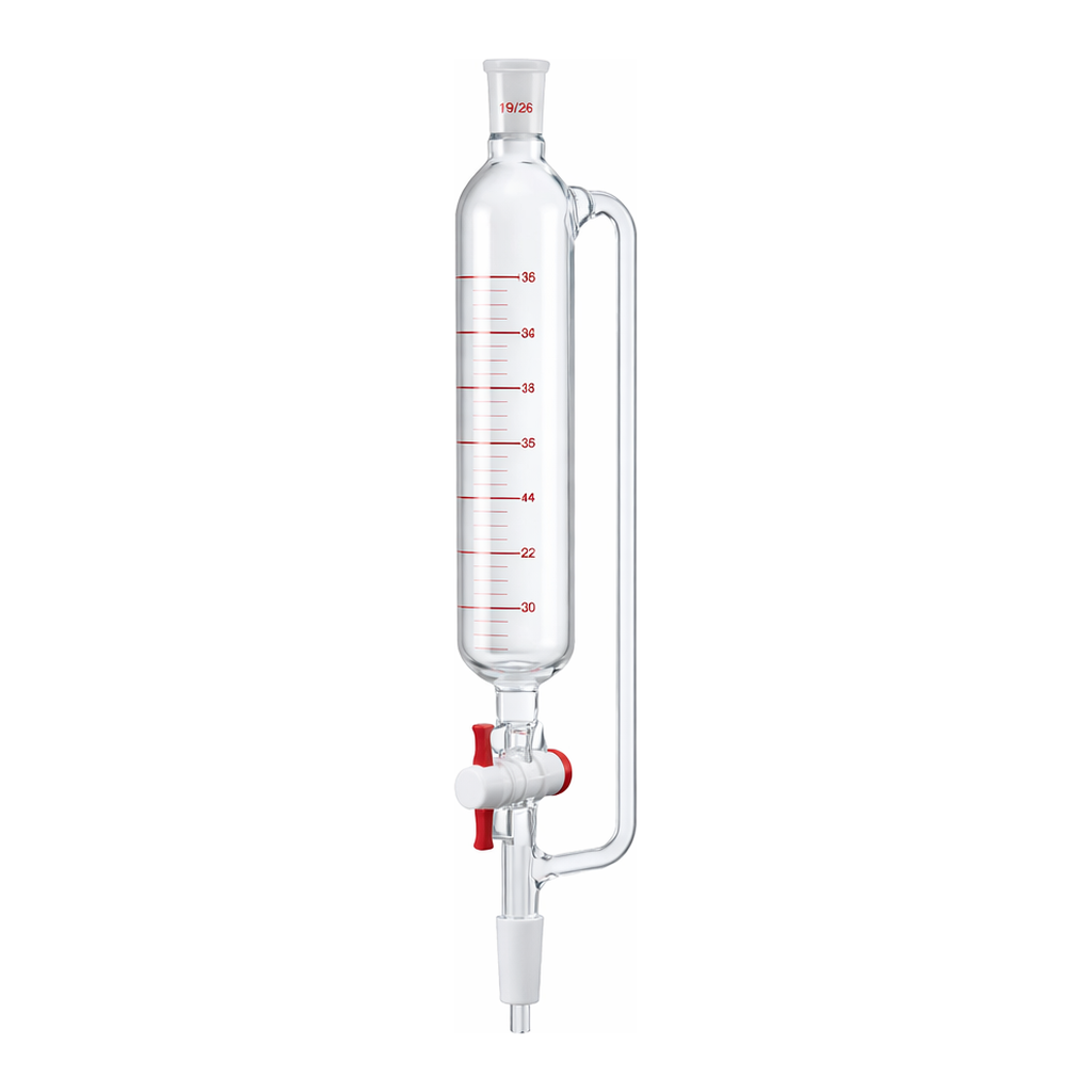 AS ONE Cylindrical Separatory Funnel (Balance Type PTFE Cock) 60mLand others