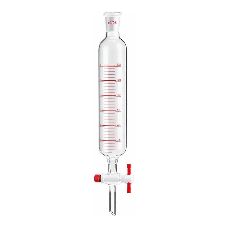 AS ONE Cylindrical Separatory Funnel (PTFE Cock With Scale, Without Bottom Sliding) 60mLand others