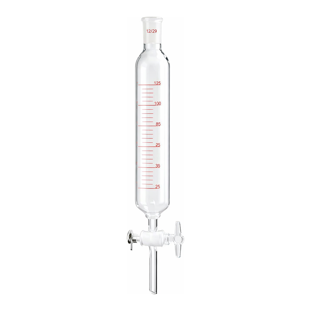AS ONE Cylindrical Separatory Funnel (PTFE Cock With Scale, Without Bottom Sliding) 60mLand others