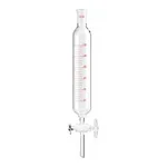 AS ONE Cylindrical Separatory Funnel (PTFE Cock With Scale, Without Bottom Sliding) 60mLand others