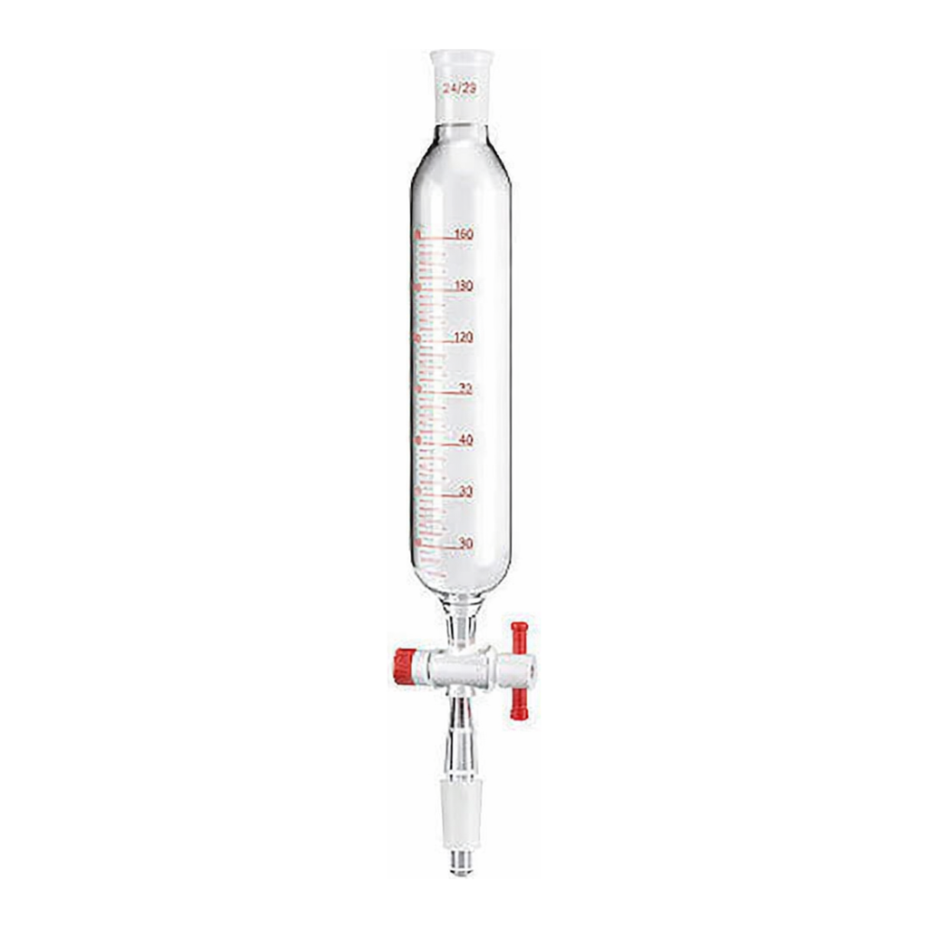 AS ONE Cylindrical Separatory Funnel (PTFE Cock) 60mLand others