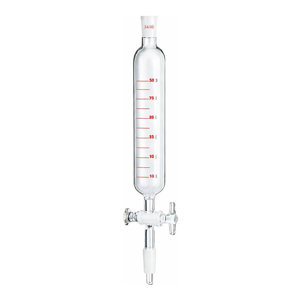 AS ONE Cylindrical Separatory Funnel (Glass Cock) 60mLand others