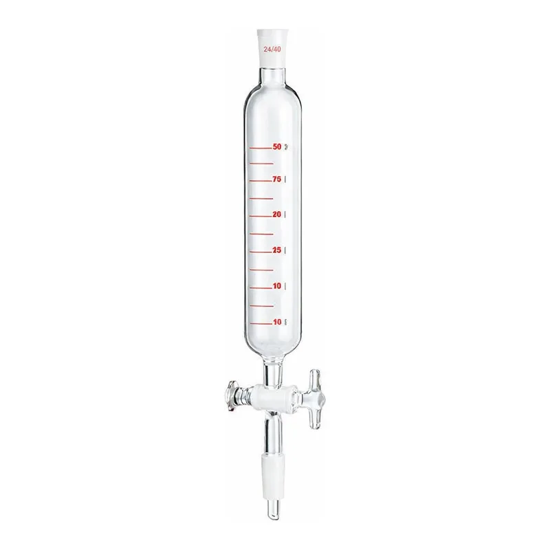 AS ONE Cylindrical Separatory Funnel (Glass Cock) 60mLand others