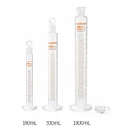 AS ONE Graduated Cylinder With Plug (Borosilicate Glass 3.3) 10mLand others