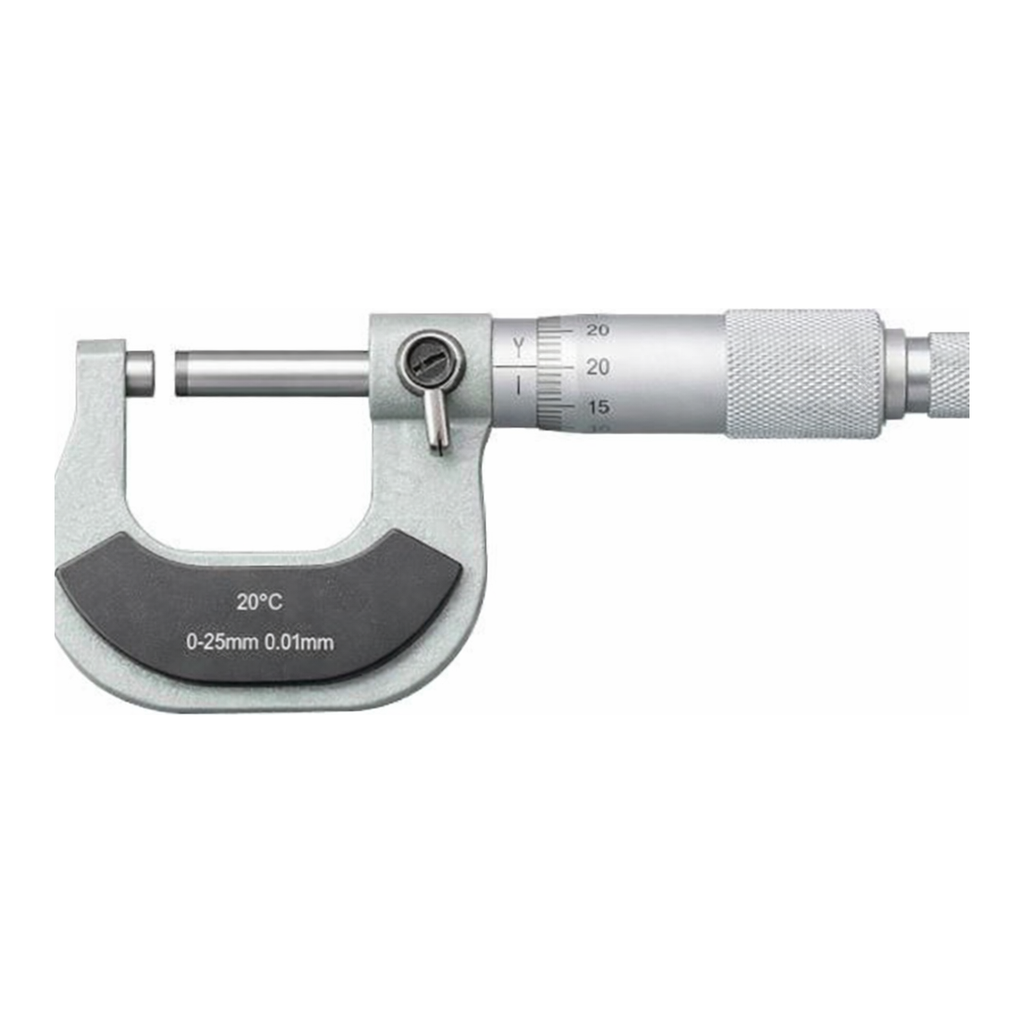 AS ONE Standard Outer Micrometer (Measurement Range 0 to 25mm)　SOM025