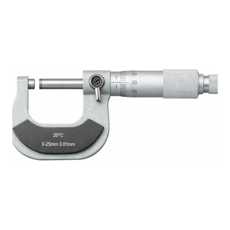 AS ONE Standard Outer Micrometer (Measurement Range 0 to 25mm) SOM025
