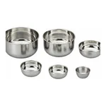 AS ONE Wide Stainless Steel Cup Flat Bottom 70mLand others