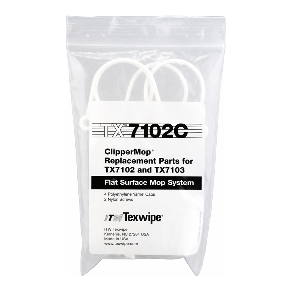 Texwipe ClipperMop Replacement Clips and Screws TX7102C