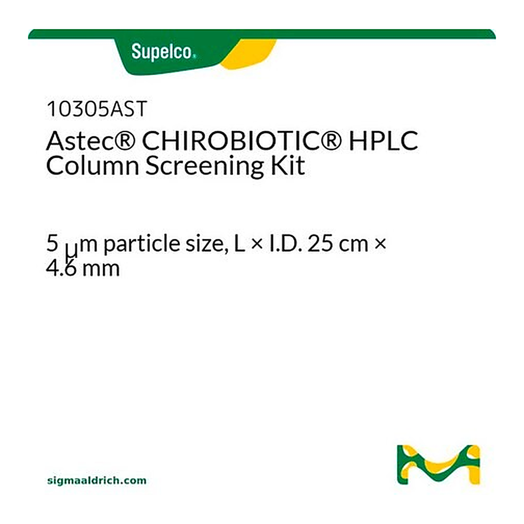 Merck Astec(R) CHIROBIOTIC(R) HPLC Column Screening Kit