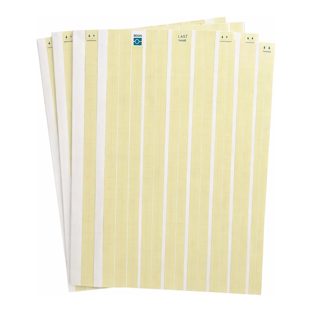 Brady LaserTab Series High Temperature Amber Polyimide Labels