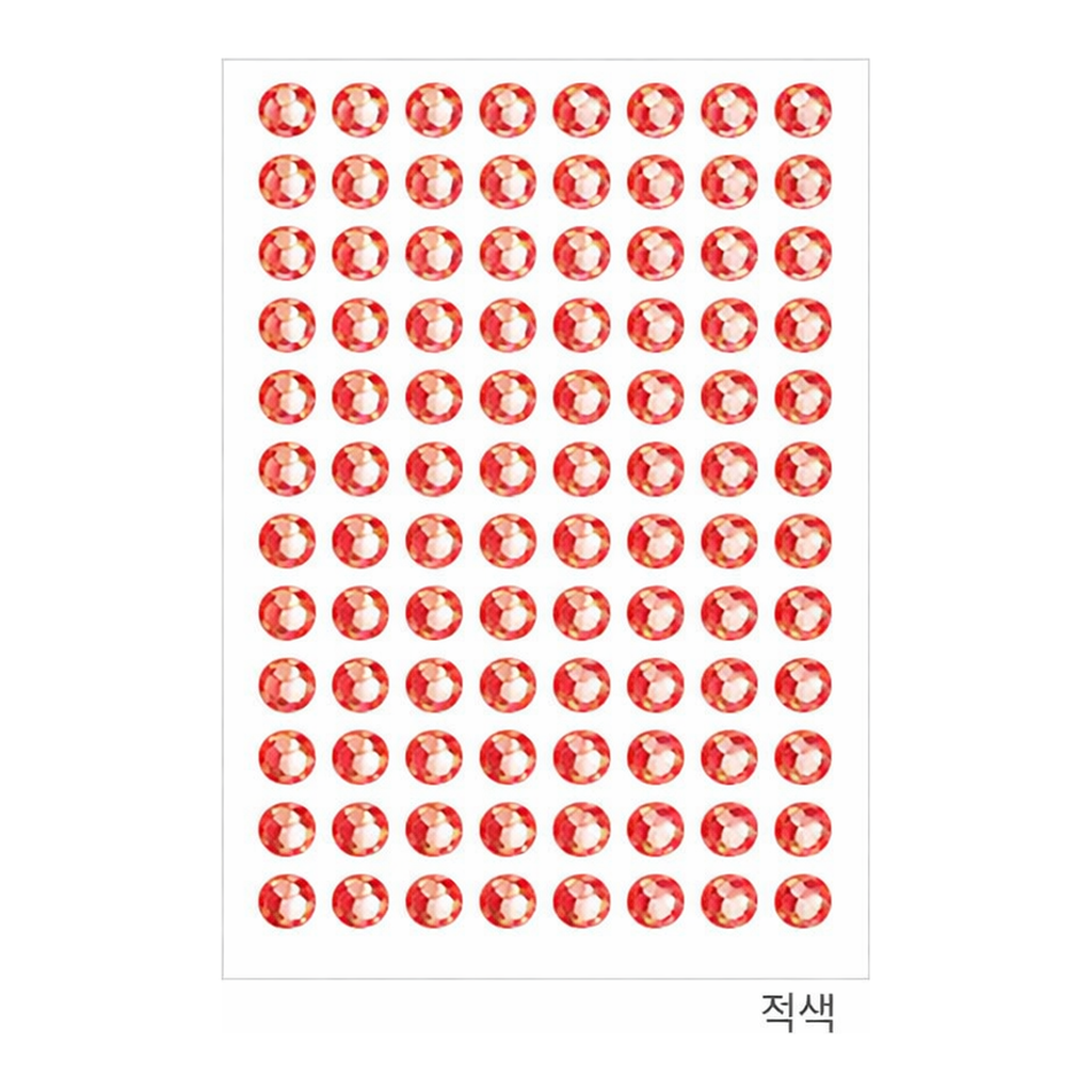 OFFICENEX 홀로그램견출지 20-7002R 적색(∮9 7장)