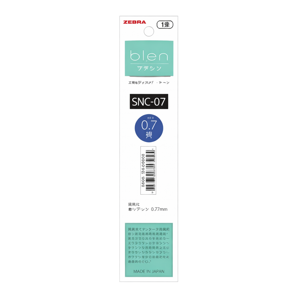 OFFICENEX 제브라 블렌 3색 0.7mm 리필 청색