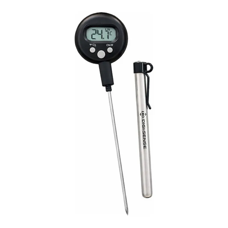 Thermo Fisher Scientific Digi-Sense Non-Calibrated Long Stem Thermometer, 8 in. L, -58 to 302°F/-50 to 150°C