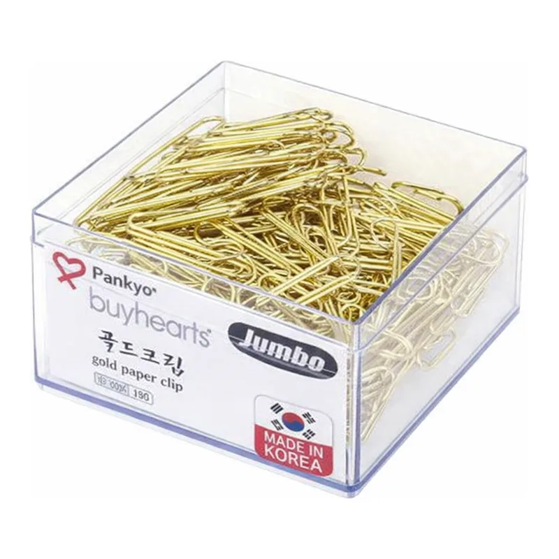 OFFICENEX 바이하츠 점보골드크립(160EA)