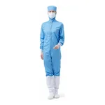 AS ONE Clean Coverall (All-In-One) 4L Blue Shoes 22cm