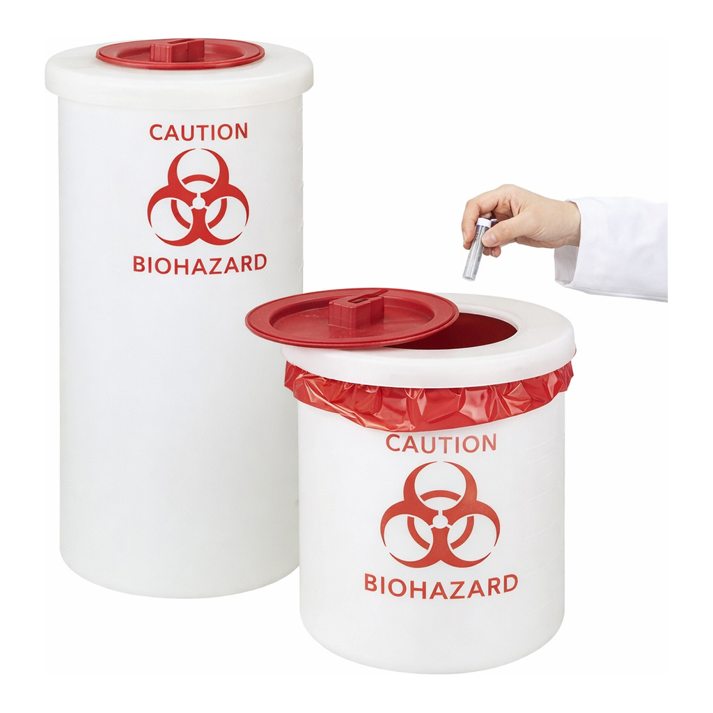 Merck Biohazard waste container