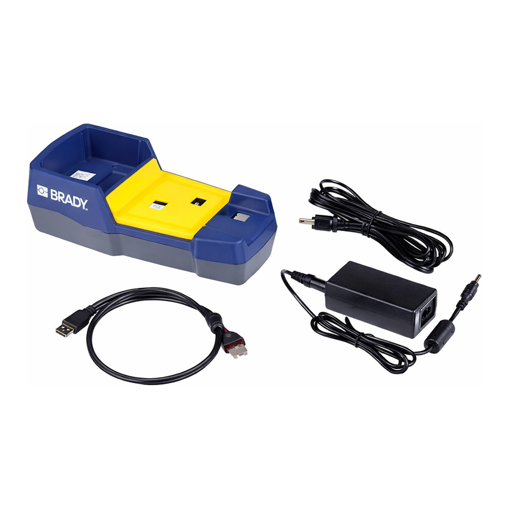 Brady Accessory Kit for V4500 Barcode Scanner - Cradle, AC Adapter, USB Cable, Power Cord