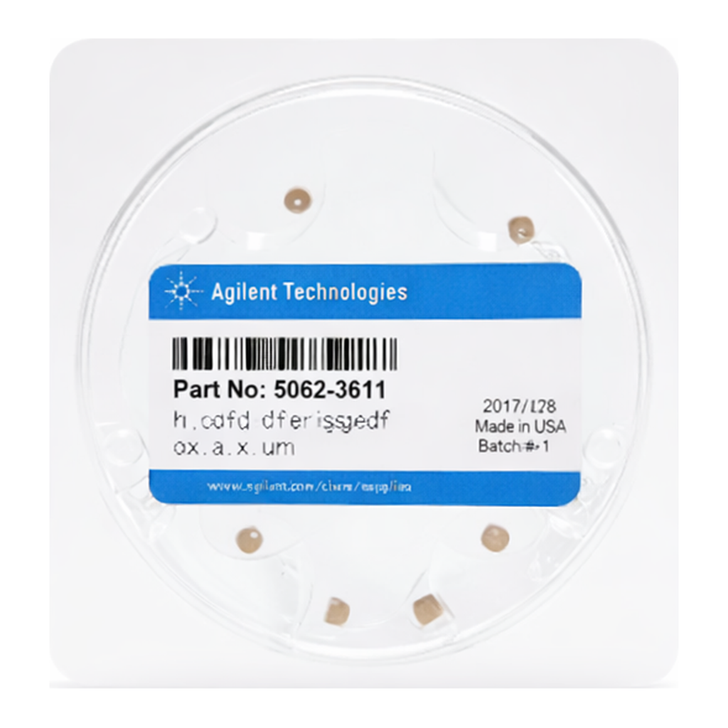 Agilent Ferrule, 0.8mm  Vespel 0.53 col 10/PK