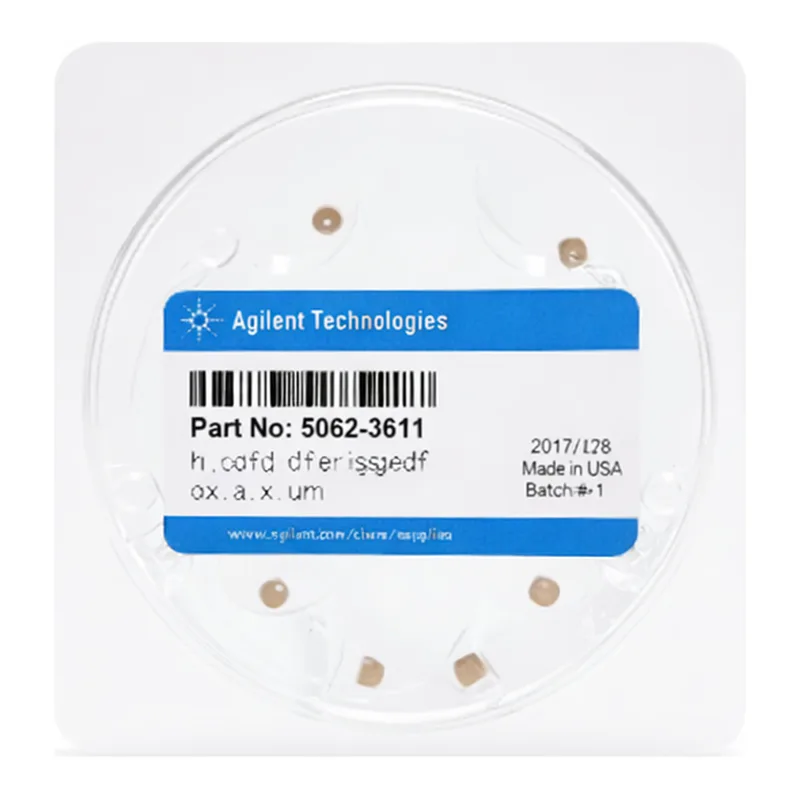 Agilent Ferrule, 0.8mm Vespel 0.53 col 10/PK