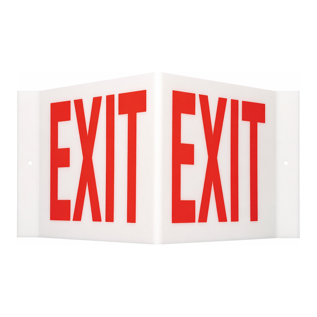 Brady V Exit Sign