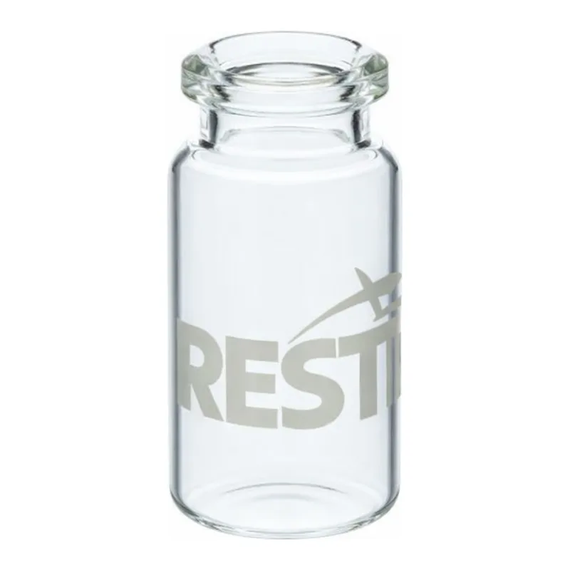 Restek Vials, Headspace, 10ml Clear 23x46mm Rounded Bottom Pack of 100