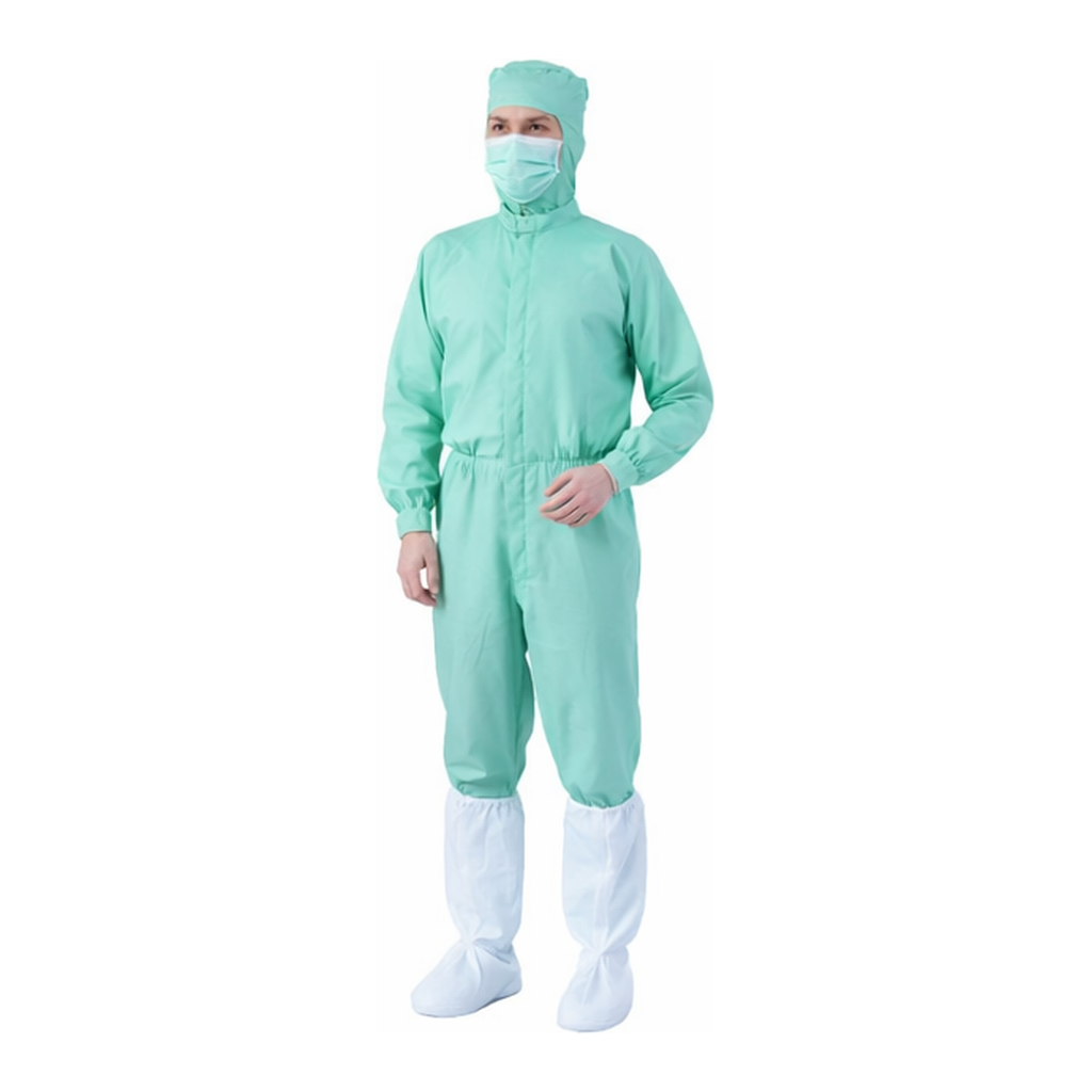 AS ONE Anti-Contamination Coverall AS 1401 (Unisex) Green S