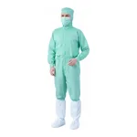 AS ONE Anti-Contamination Coverall AS 1401 (Unisex) Green S