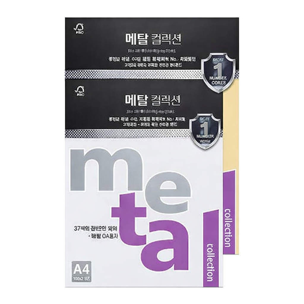 OFFICENEX 메탈컬렉션 (MJ29/A4/ 120g/ 페탈/ 10매/팩/삼원)