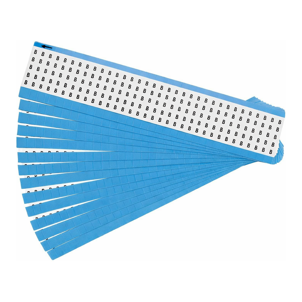 Brady Alphabetical Vinyl Cloth Upper Case Wire Marking Cards