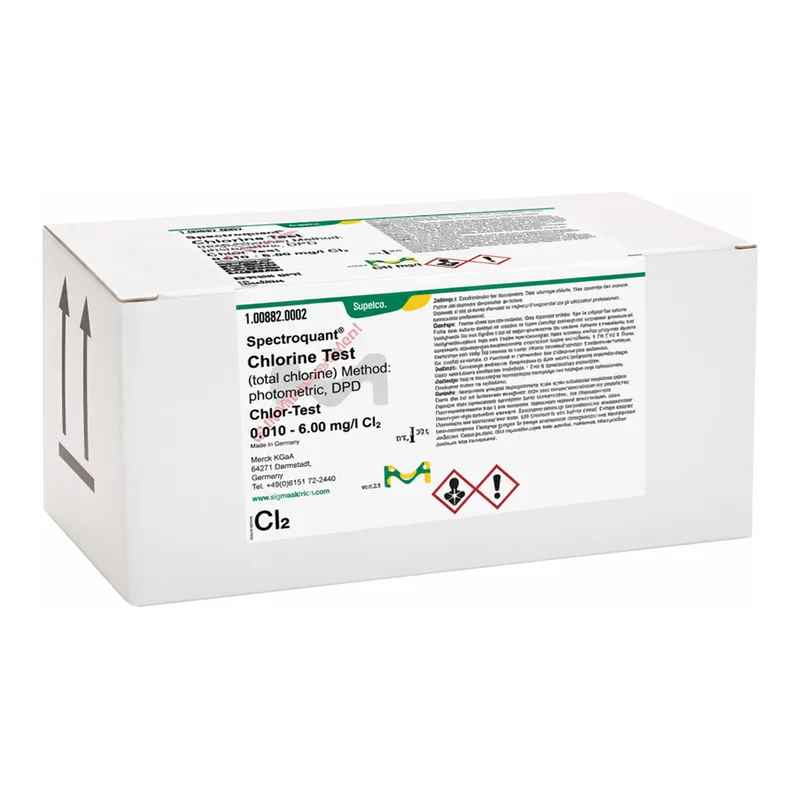 Merck CHLORINE TEST 0.010-6 MG/L CL2 (total)