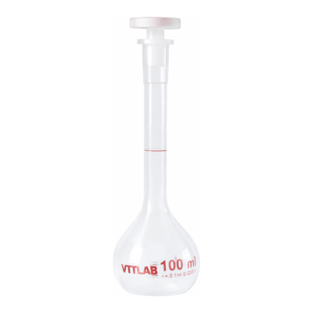 Daihan Science VITLAB PMP A-class Certified Volumetric Flask, Crystal-clean, Quality Traceable