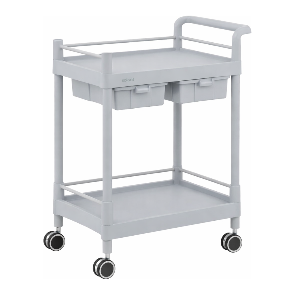 AS ONE Mobile Storage Cart (with Drawer·with Guard Frame), 모바일 스토리지 카트 (서랍형·가드 프레임)