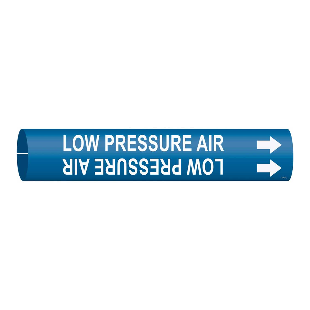 Brady LOW PRESSURE AIR Snap-On Pipe Marker