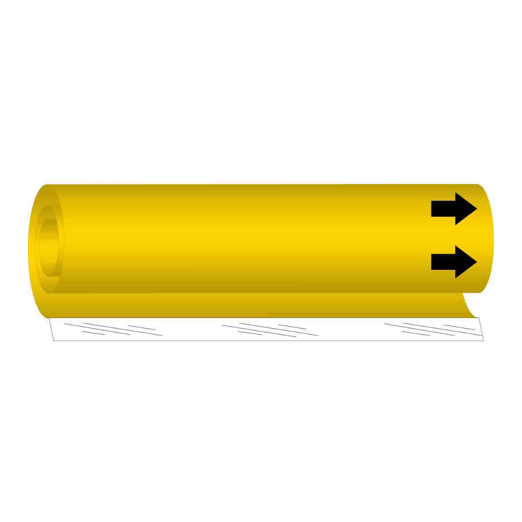 Brady Blank Yellow High Performance Pipe Marker
