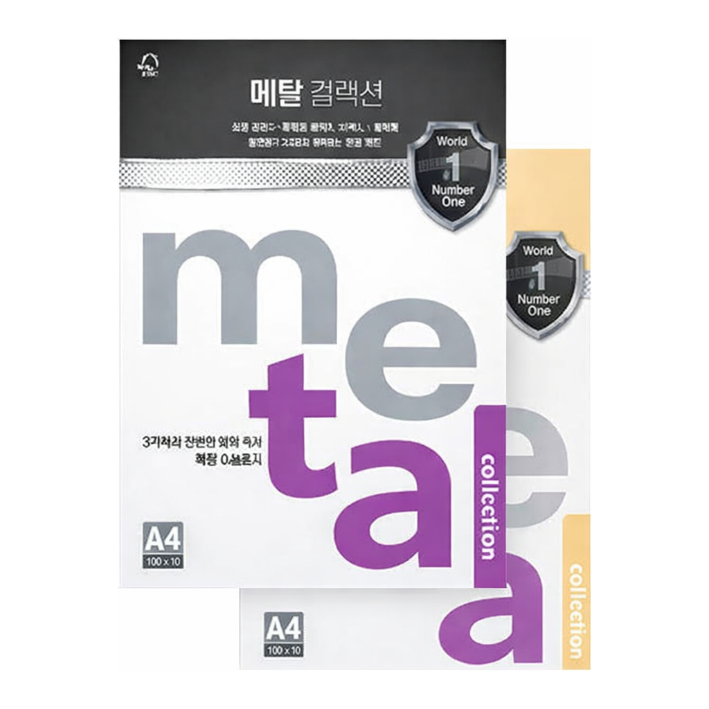 OFFICENEX 메탈컬렉션 (MJ27/A4/120g/째즈화이트골드/10매/팩/삼원)