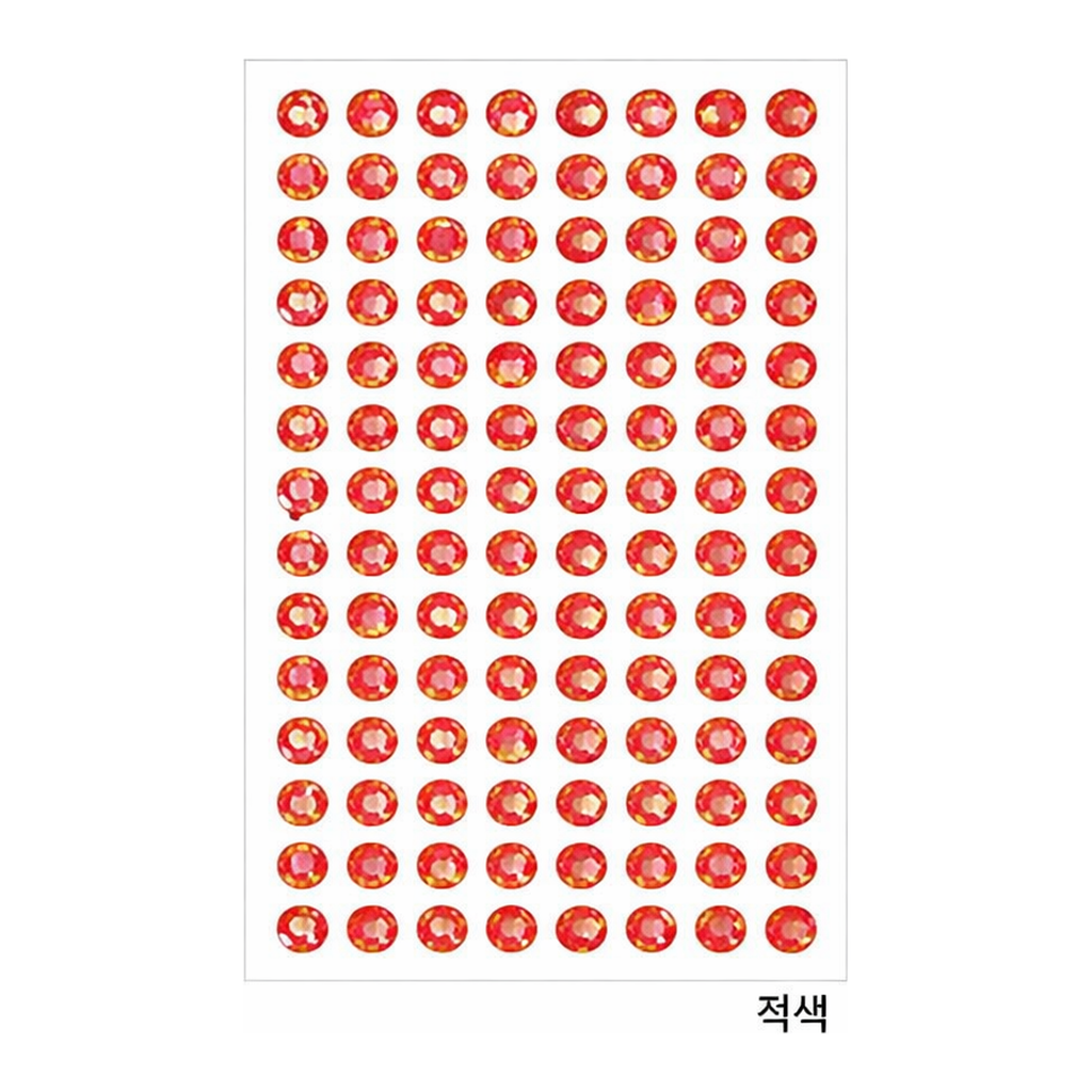 OFFICENEX 홀로그램견출지 20-7003R 적색(∮8 7장)