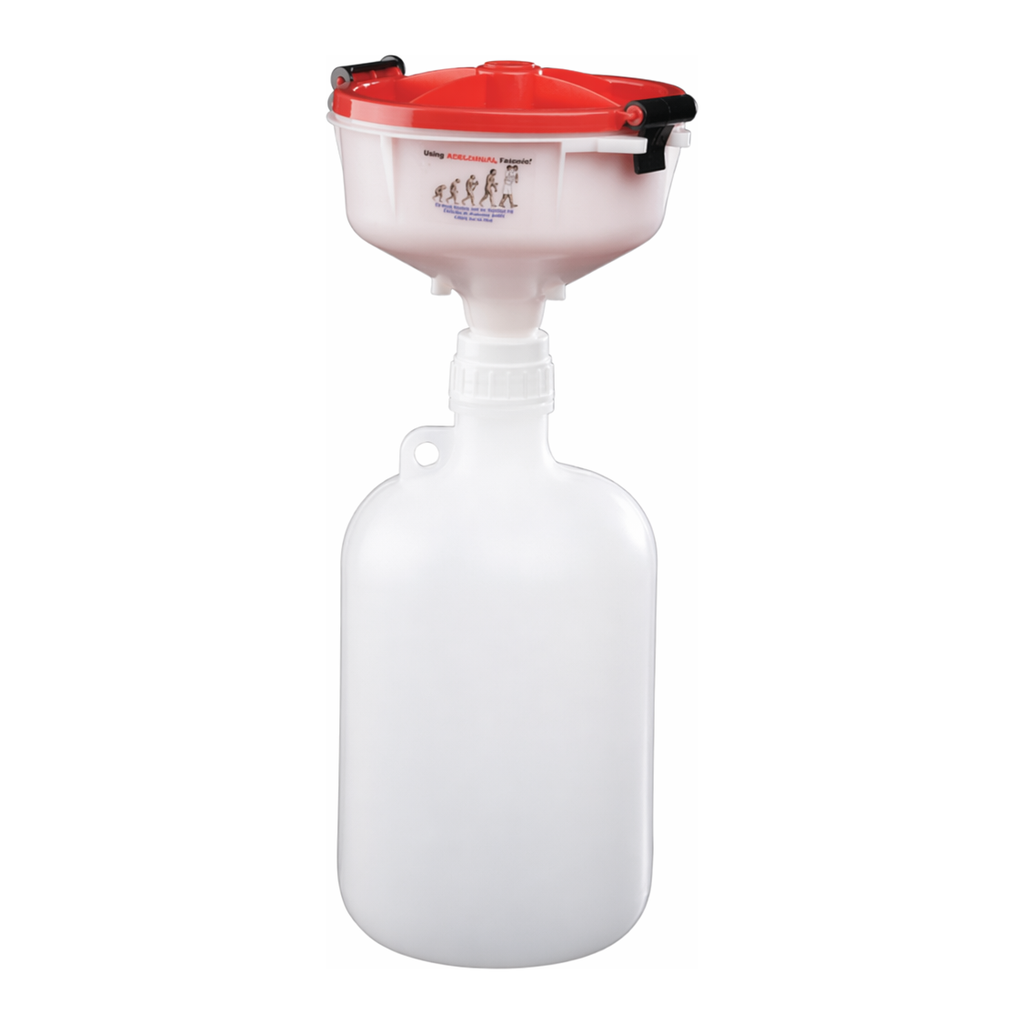Merck Waste solvent funnels