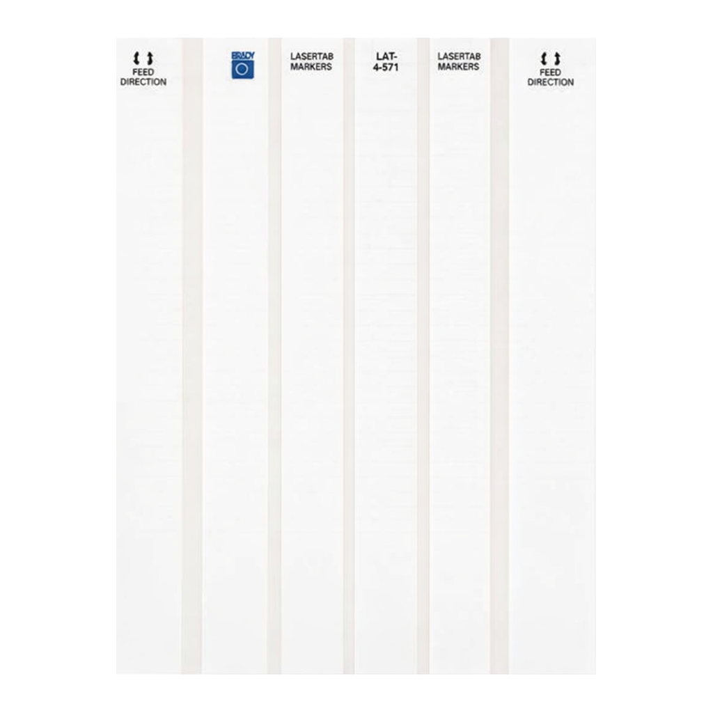 Brady Laser Printable Polyester Sign and Label Blanks