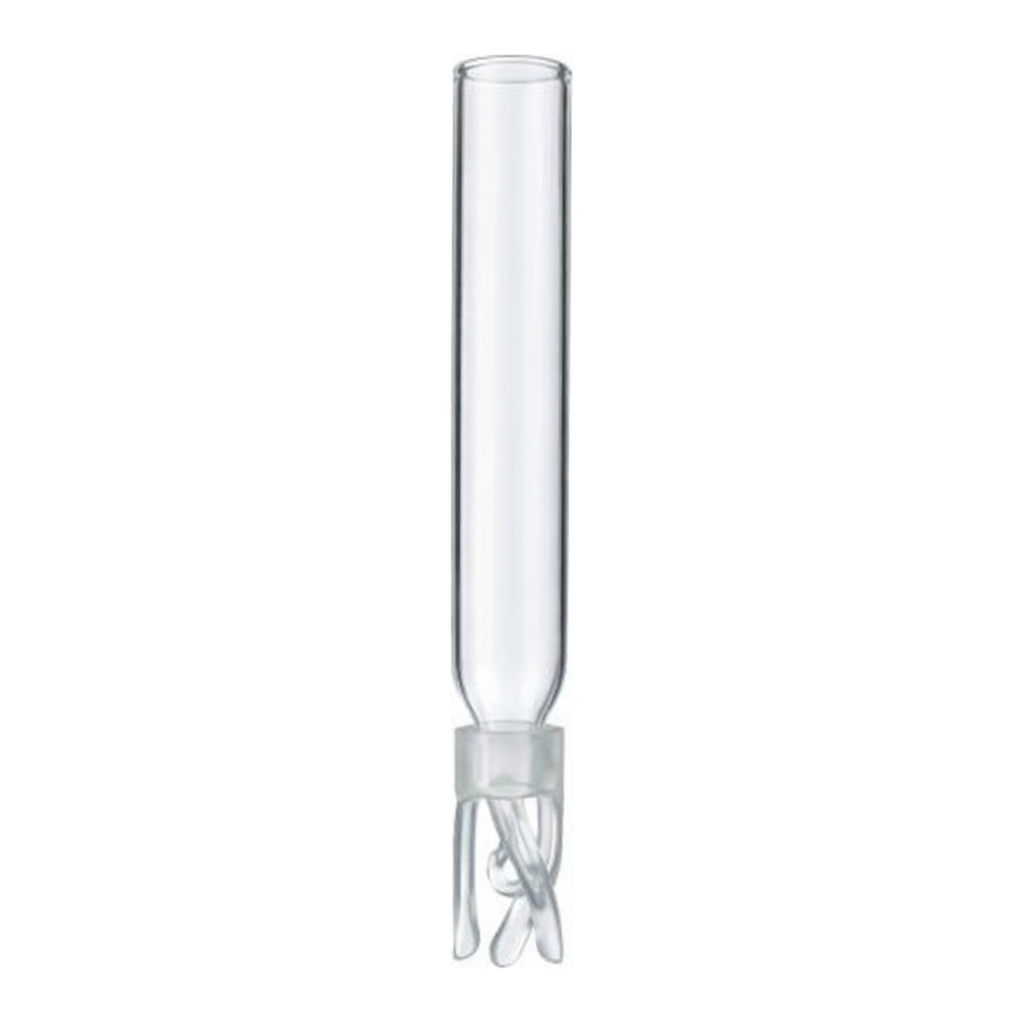 Restek Vial Inserts, 100ul Glass LV w/PP Bot Spring Pack of 100